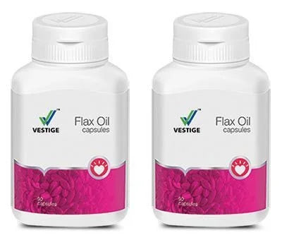 Vestige Flax Oil 90 Capsules 500mg (Pack Of 2)