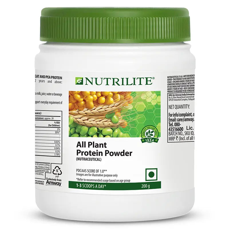 Amway Nutrilite All Plant Protein Powder – 200gm