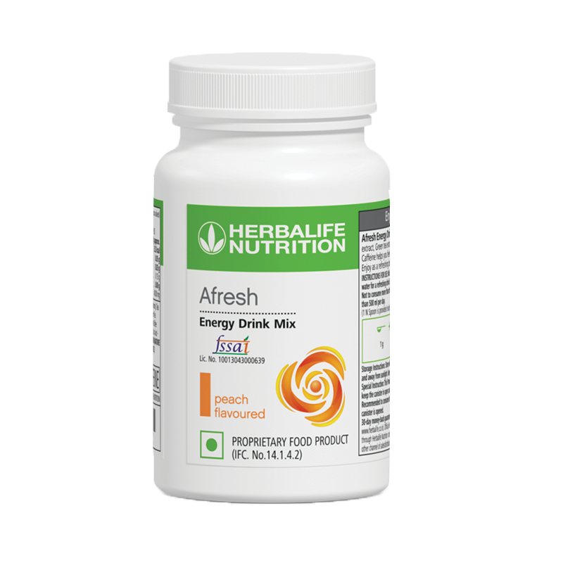 Herbalife Peach Afresh Energy Drink Mix 50 gms – Herbalife Products