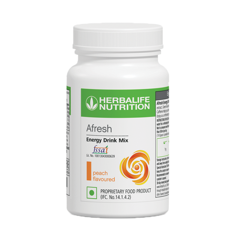 Herbalife Peach Afresh Energy Drink Mix 50 gms – Herbalife Products