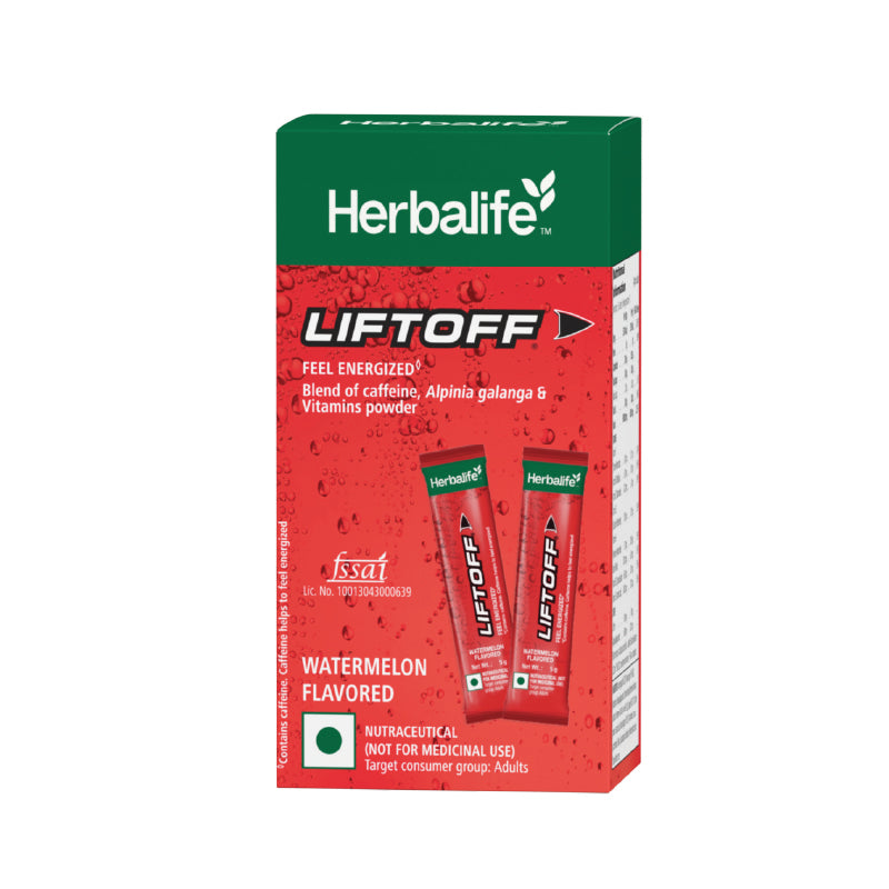 Herbalife Liftoff Energy Drink 50g Watermelon Flavor 5 g X 10