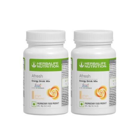 Herbalife Afresh Energy Drink Mix 50g Ginger Pack Of 2